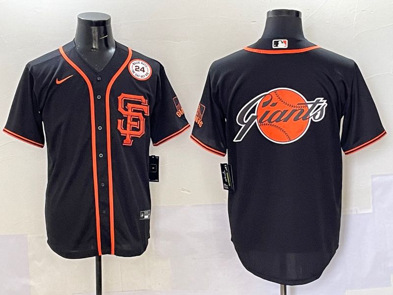 Men San Francisco Giants Blank Black Game 2025 Nike MLB Jersey style 11->san francisco giants->MLB Jersey